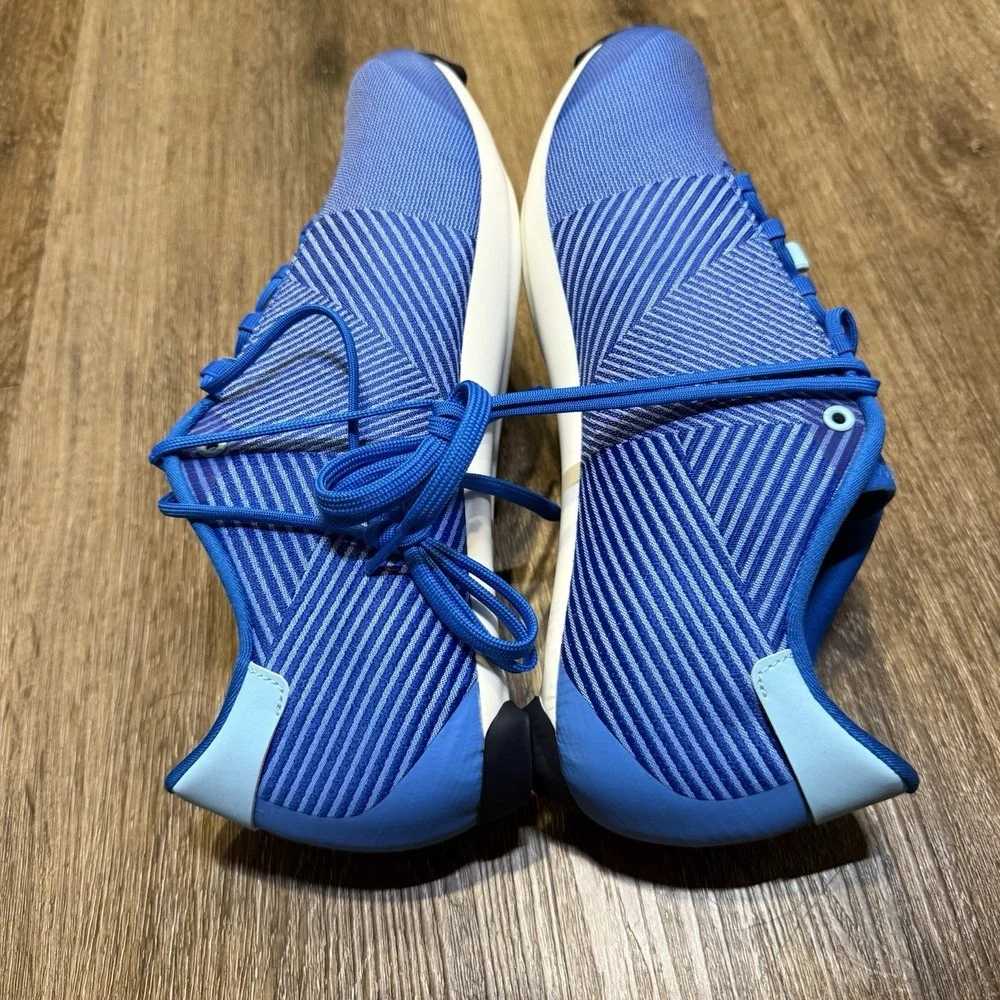 Adidas The Road Cycling Shoes Men 8.5 Women 9.5 Blue Rush Light Baby Blue‎ White